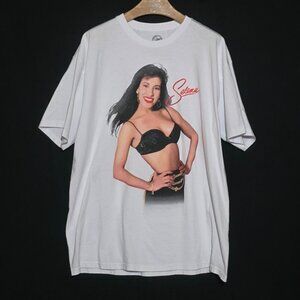 2017 Selena Official Selena SS Crewneck - White Graphic Print - Sz XL*